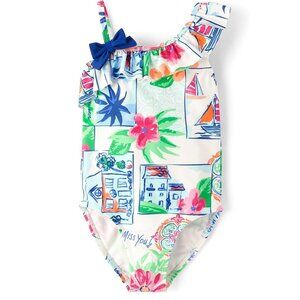 Gymboree - Girls Vacation One Shoulder One Piece